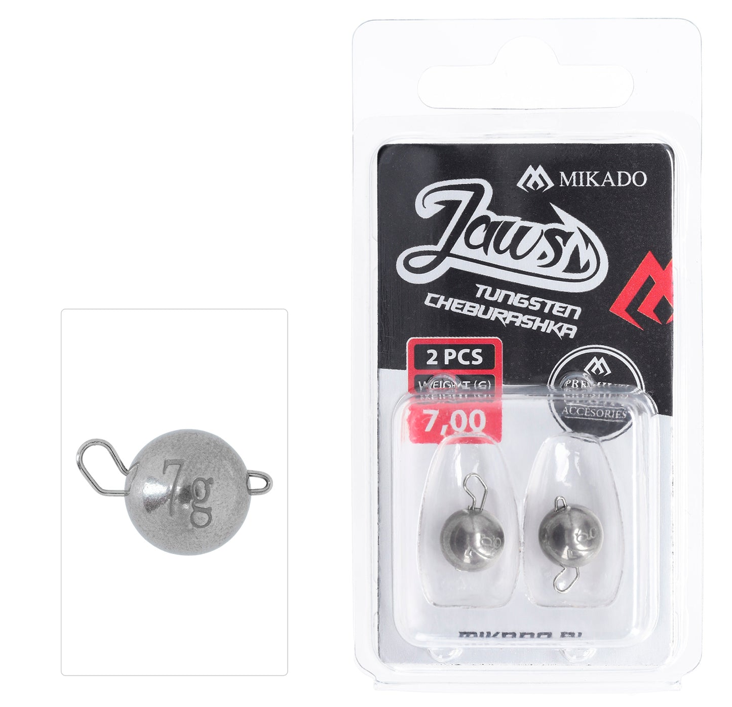 Mikado Cheburashka - Tungsten Jaws 7g - 2 Stk.