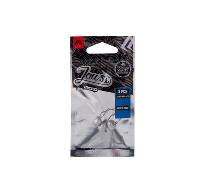 Mikado Jig Head - Jaws Micro - 3g-2 Bn - 3 Stk.