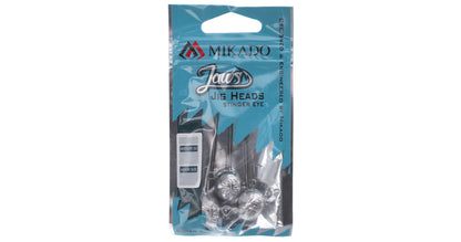 Mikado Jig Head - Jaws Stinger Eye 10g-8/0 Bn - 3 Stk.