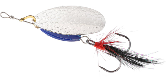Mikado Spinner - M-Grub Nr Silber / Blue Knight