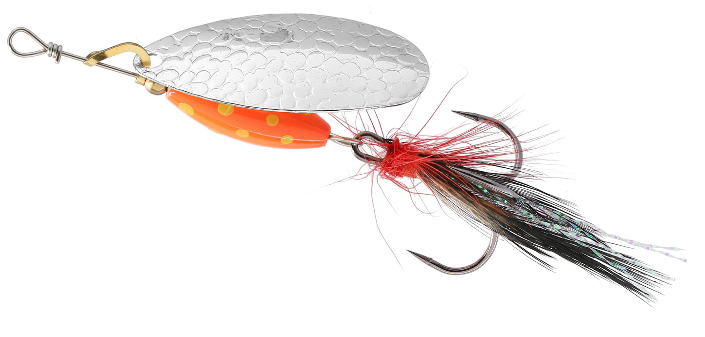 Mikado Spinner - M-Grub Nr 3 Silber / Red Tiger - 1 Stk.