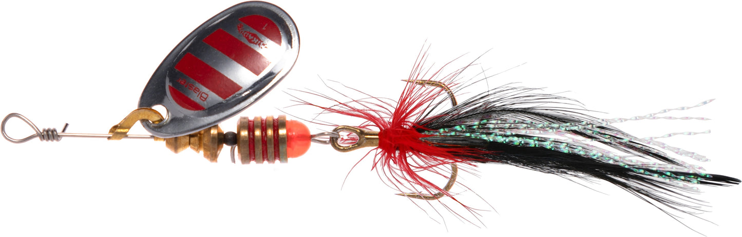 Mikado Spinner - Blaster Mit Quaste 0 - Silber / 22 - 1 Stk.