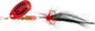 Mikado Spinner - Blaster Mit Quaste 0 - Silber / 27 - 1 Stk.