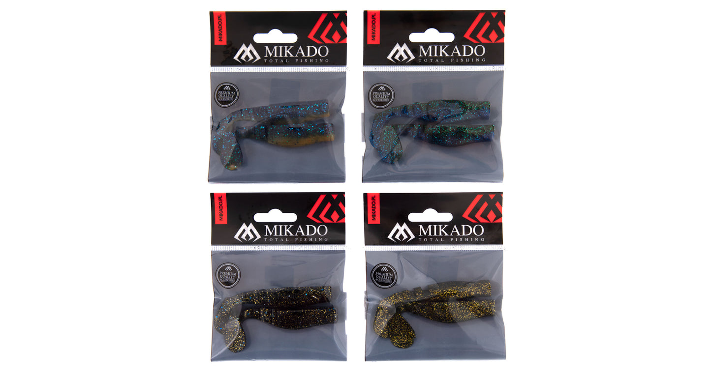 Mikado Köder - Fishunter Ii 5.5cm/DARK Mix - 2 Stk.