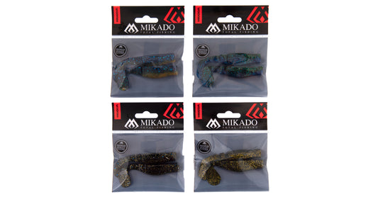 Mikado Köder - Fishunter Ii 9.5cm/DARK Mix - 2 Stk.