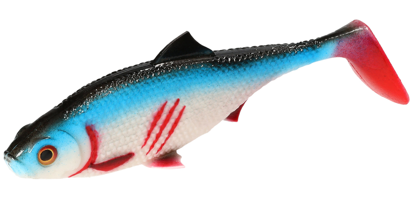 Mikado Köder - Mft Roach 12cm/BLEEDING Blue - 4 Stk.