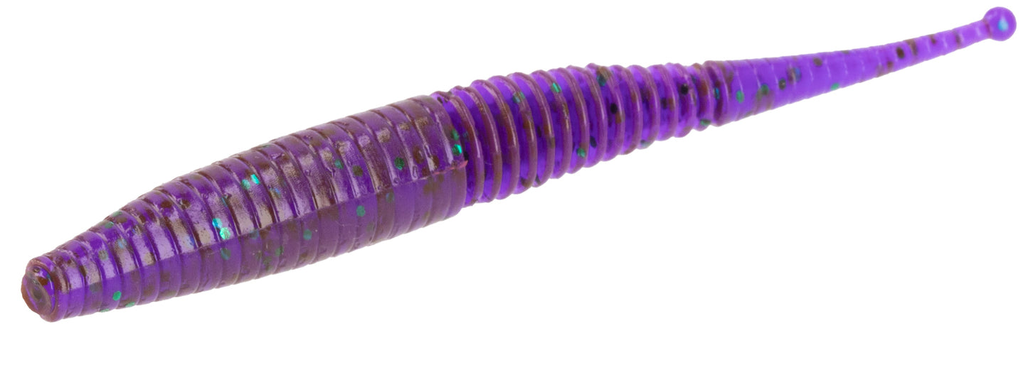 Mikado Köder - M-Craft Wiggly Worm 100mm / Lox - 5 Stk.