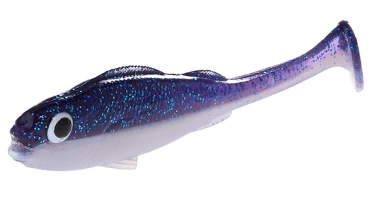 Mikado Köder - Real Fish Perch 8cm/VIOLET Perch - 5 Stk.