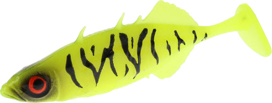 Mikado Köder - Real Fish Stickleback 5cm / Fluo Tiger - 5 Stk.