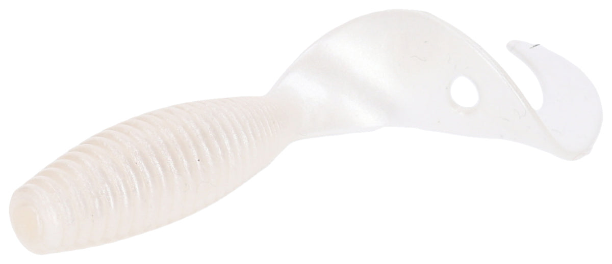 Mikado Köder - Twister 64mm/ Pearl - 6 Stk.