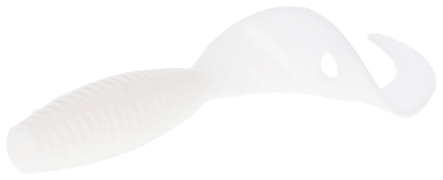 Mikado Köder - Twister 38mm/ White - 10 Stk.