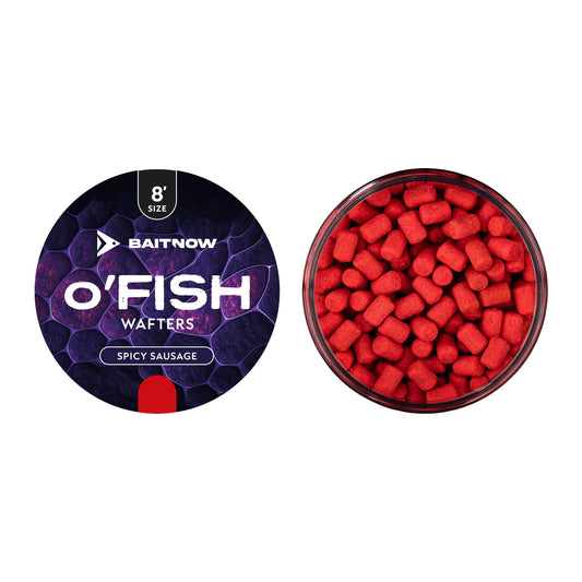 Mikado Wafters Method Feeder - O'FISH Spicy Sausage Grösse 8 24g - Packung 1 stk.