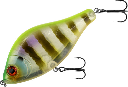 Mikado Wobbler - Mft Jerk - / Chartreuse Bluegill Sinkend