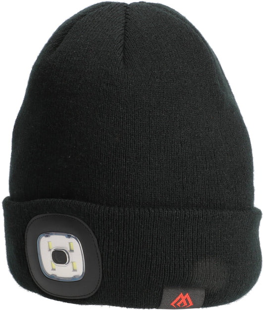 Mikado Wintermütze - Led - Beanie - Schwarz - 1 Stk.