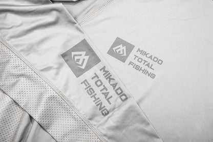 Mikado Long Sleeve – Angler-Hoodie Mit Integrierter Kapuze – Mit UV/UPF Filter – Grau – Größe 4XL – 1 Stk.