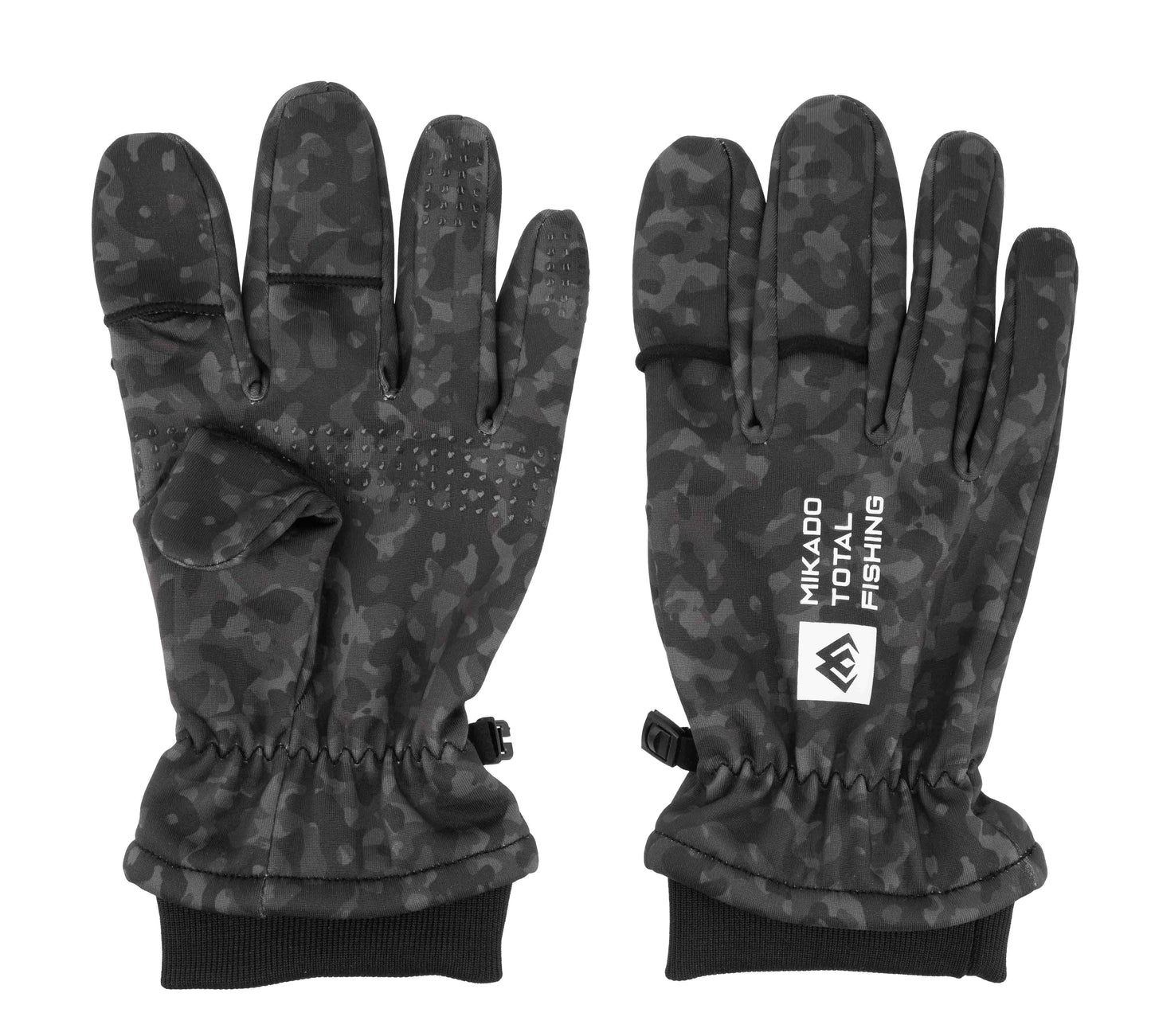 Mikado Handschuhe - Softshell Schwarz Camo Größe Xl - 1 Set.