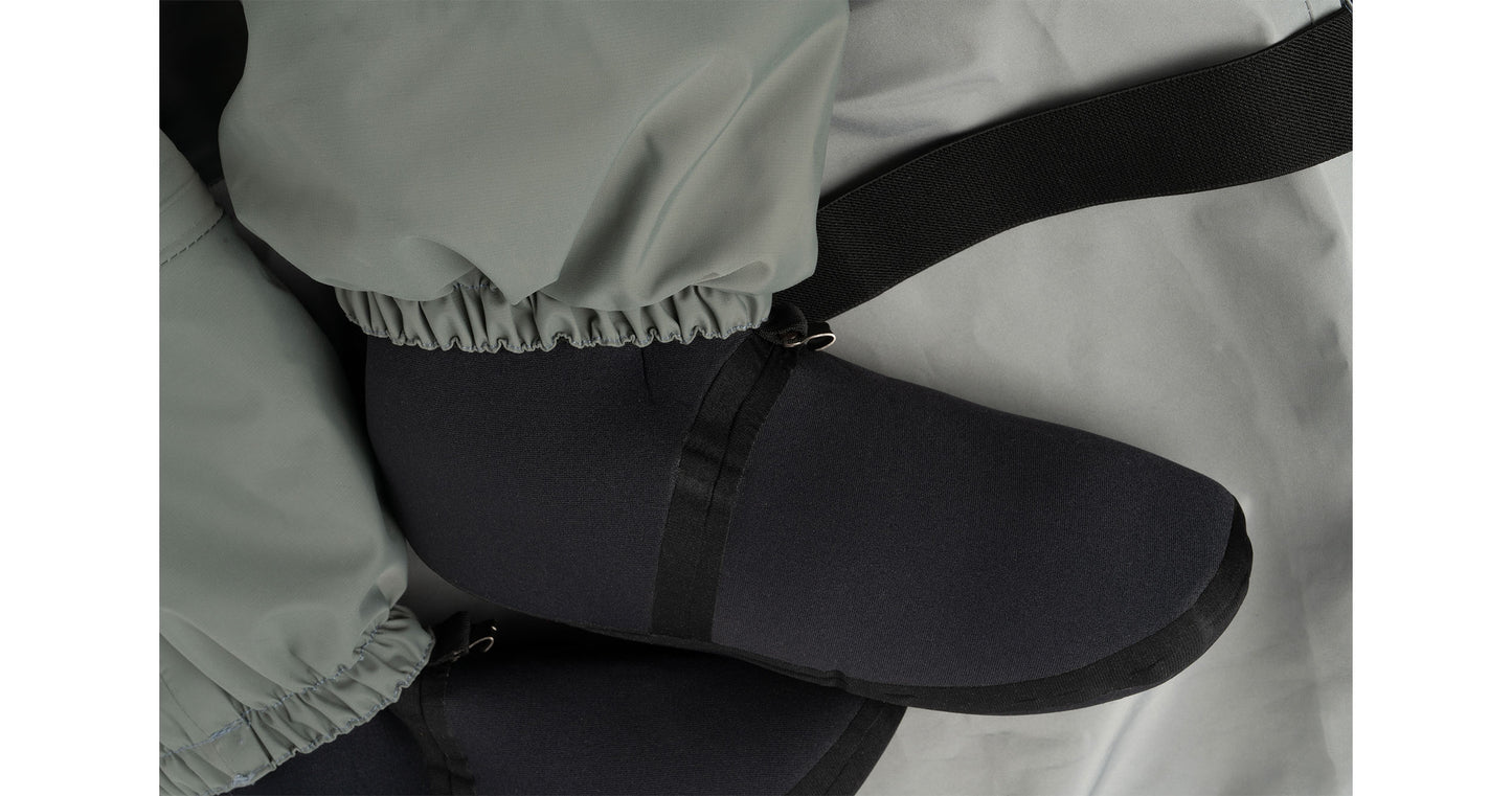 Mikado Wathosen - Atmungsaktiv Mit Neopren-Socken - Größe M - 1 Satz