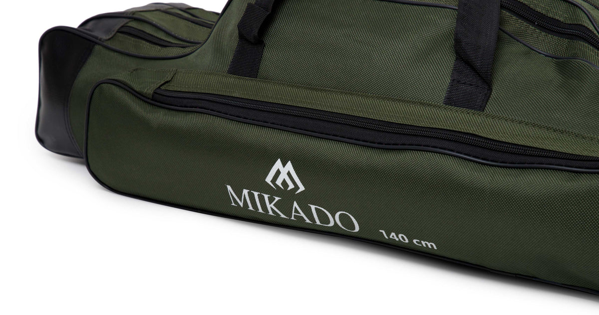 Mikado Rutenfutteral - 3 Fächer 150cm Versteift - Grün - 1 Stk.