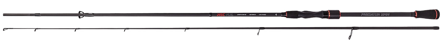 Mikado Rute - Nsc N.G. Predator Spin 228 c.w. 10-35g (2 sec.) - 1 Stk.