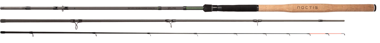 Mikado Rute - Noctis X Lite METHOD/BOMB Feeder 360 c.w. Up To 70g (3+3 sec.) - 1 Stk.