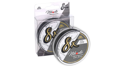 Mikado Geflochtene Schnüre - Nihonto Octa Braid - 0.08mm/5.15kg/10m - Schwarz - 1 Spule