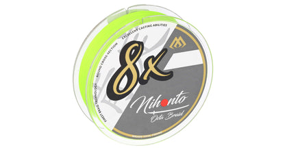 Mikado Geflochtene Schnüre - Nihonto Octa Braid - 0.30mm/29.9kg/300m - Fluo - 1 Spule