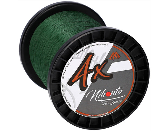 Mikado Geflochtene Schnüre - Nihonto Fine Braid - 0.50mm/41.8kg/3000m - Grün - 1 Spule