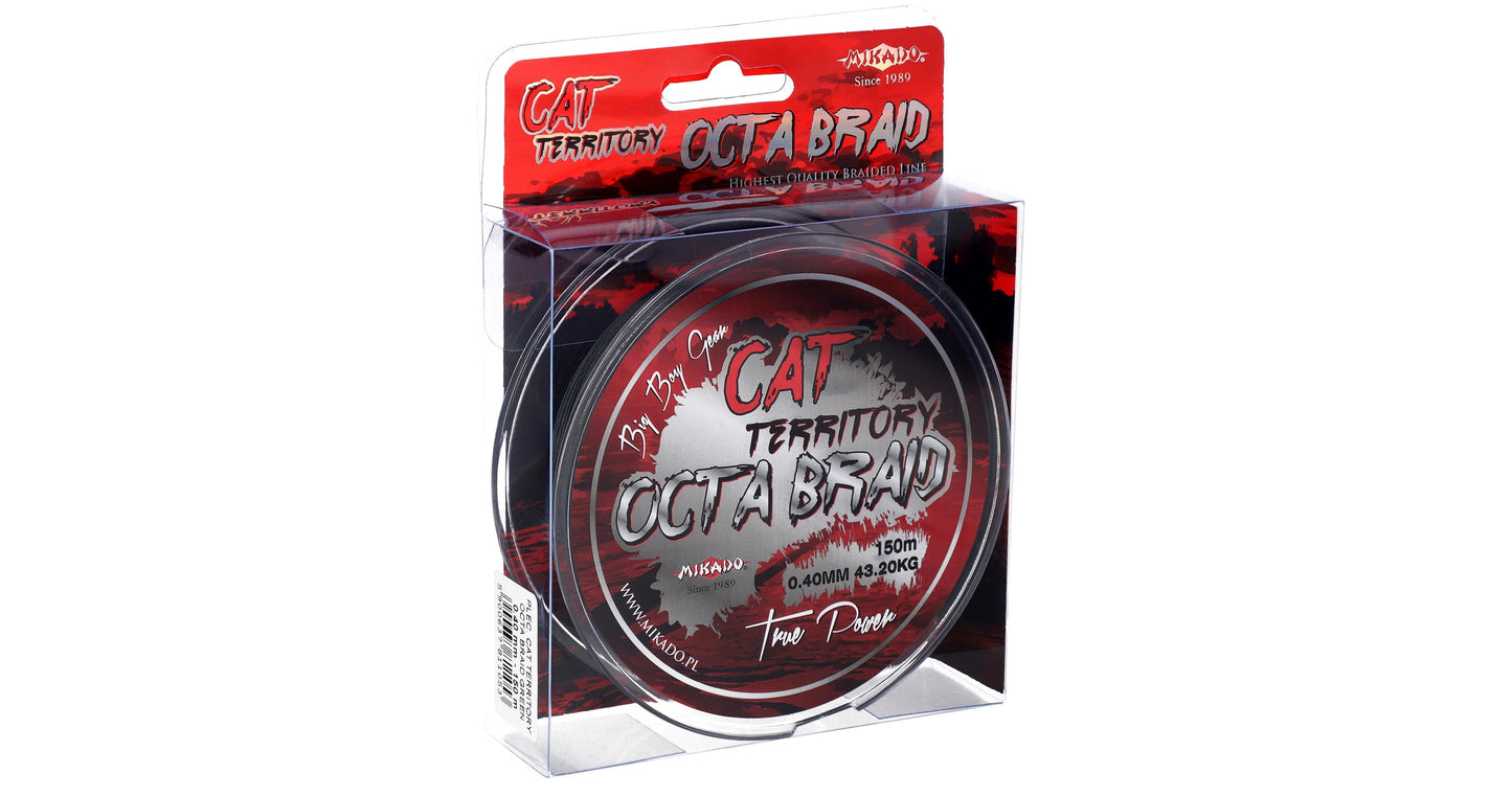 Mikado Geflochtene Schnüre - Cat Territory Octa Braid - 0.40mm/39.8kg/150m - Grün - 1 Spule