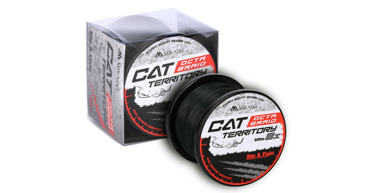 Mikado Geflochtene Schnüre - Cat Territory Octa Braid - 0.50mm/53.3kg/600m - Grün - 1 Spule