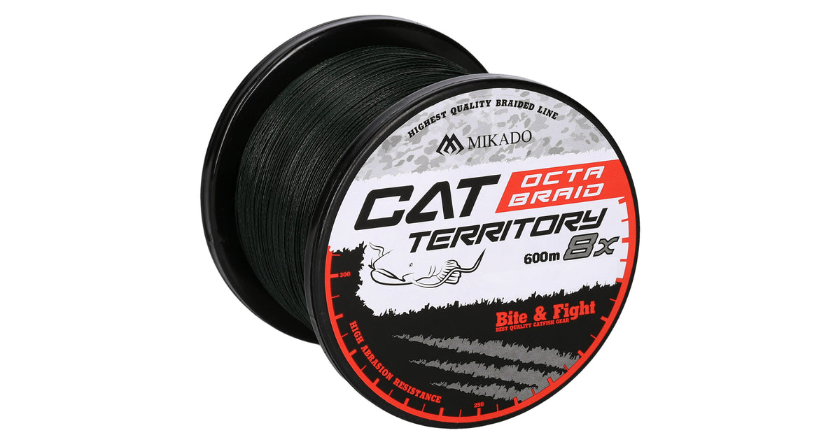 Mikado Geflochtene Schnüre - Cat Territory Octa Braid - 0.40mm/39.8kg/600m - Grün - 1 Spule