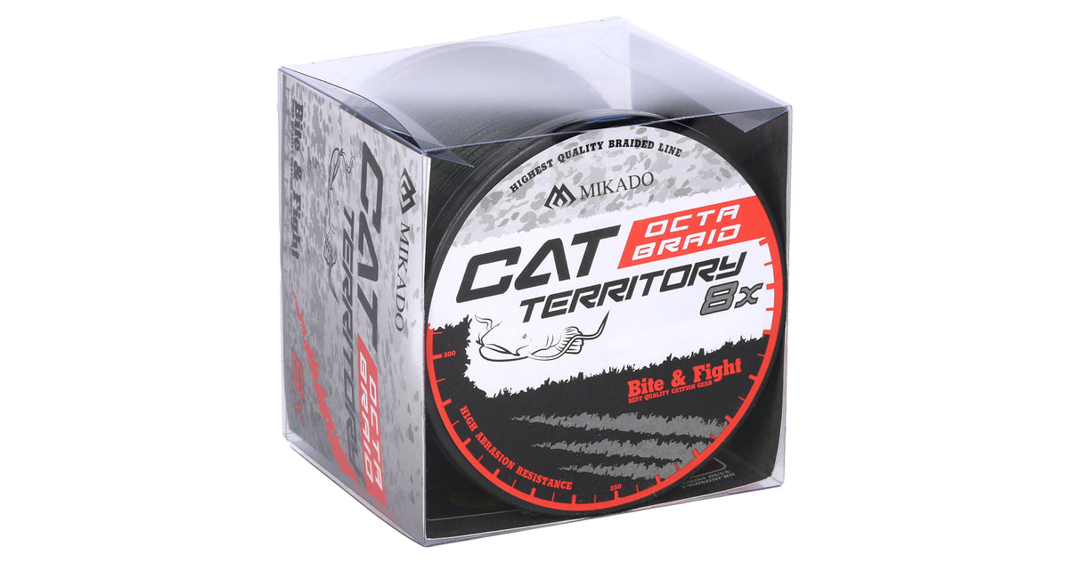 Mikado Geflochtene Schnüre - Cat Territory Octa Braid - 0.40mm/39.8kg/600m - Grün - 1 Spule