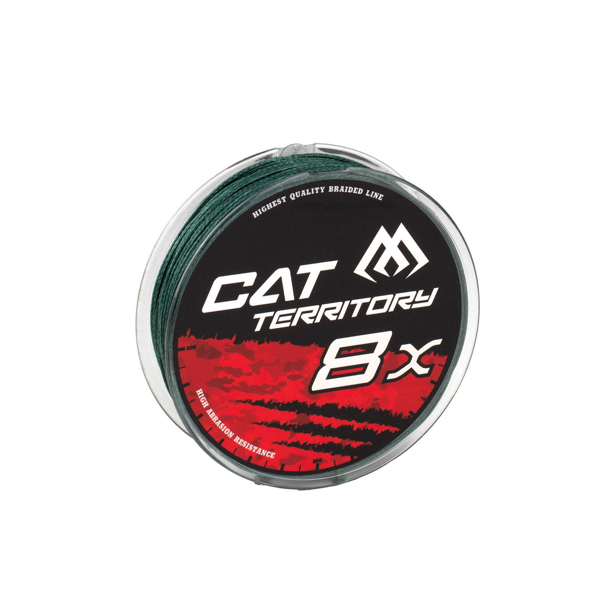 Mikado Geflochtene Schnüre - Cat Territory Octa Braid - 1.00mm/132kg/30m - Grün - 1 Spule
