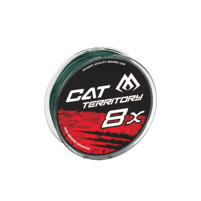 Mikado Geflochtene Schnüre - Cat Territory Octa Braid - 1.20mm/153kg/30m - Grün - 1 Spule