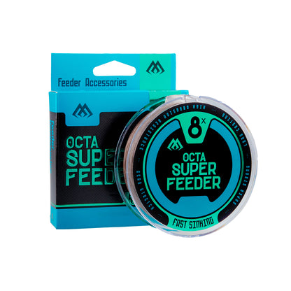 Mikado Geflochtene Schnüre -  Octa Super Feeder - Sinking - 0.18mm/16.50kg/150m - 1 Spule