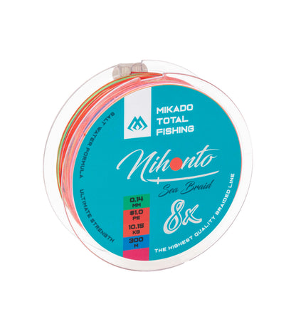 Mikado Geflochtene Schnüre - Nihonto Sea Braid - 0.22mm/19.2kg/150m - Mehrfarbig - 1 Spule