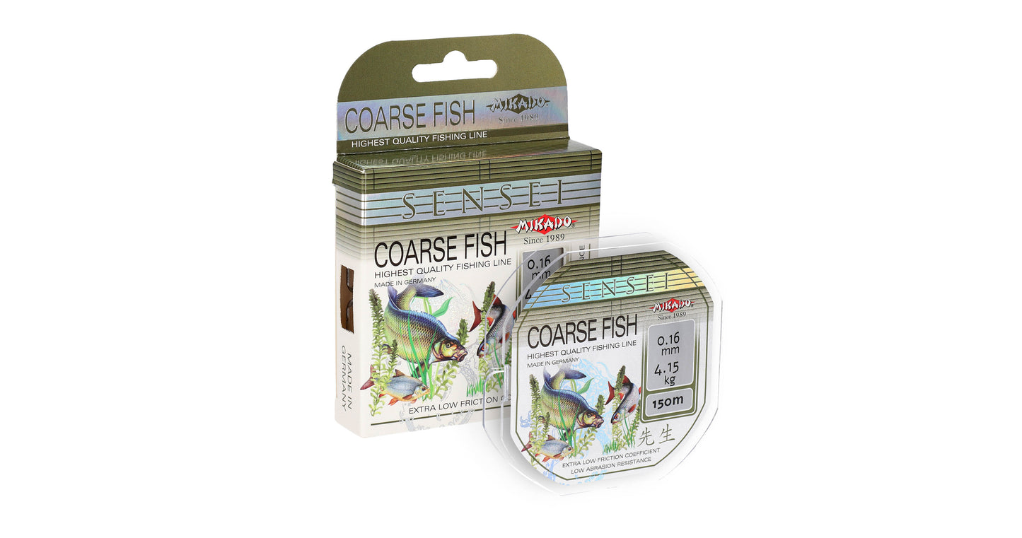 Mikado Schnur - Sensei Coarse Fish - 0.26mm/8.80kg/150m - 1 Spule
