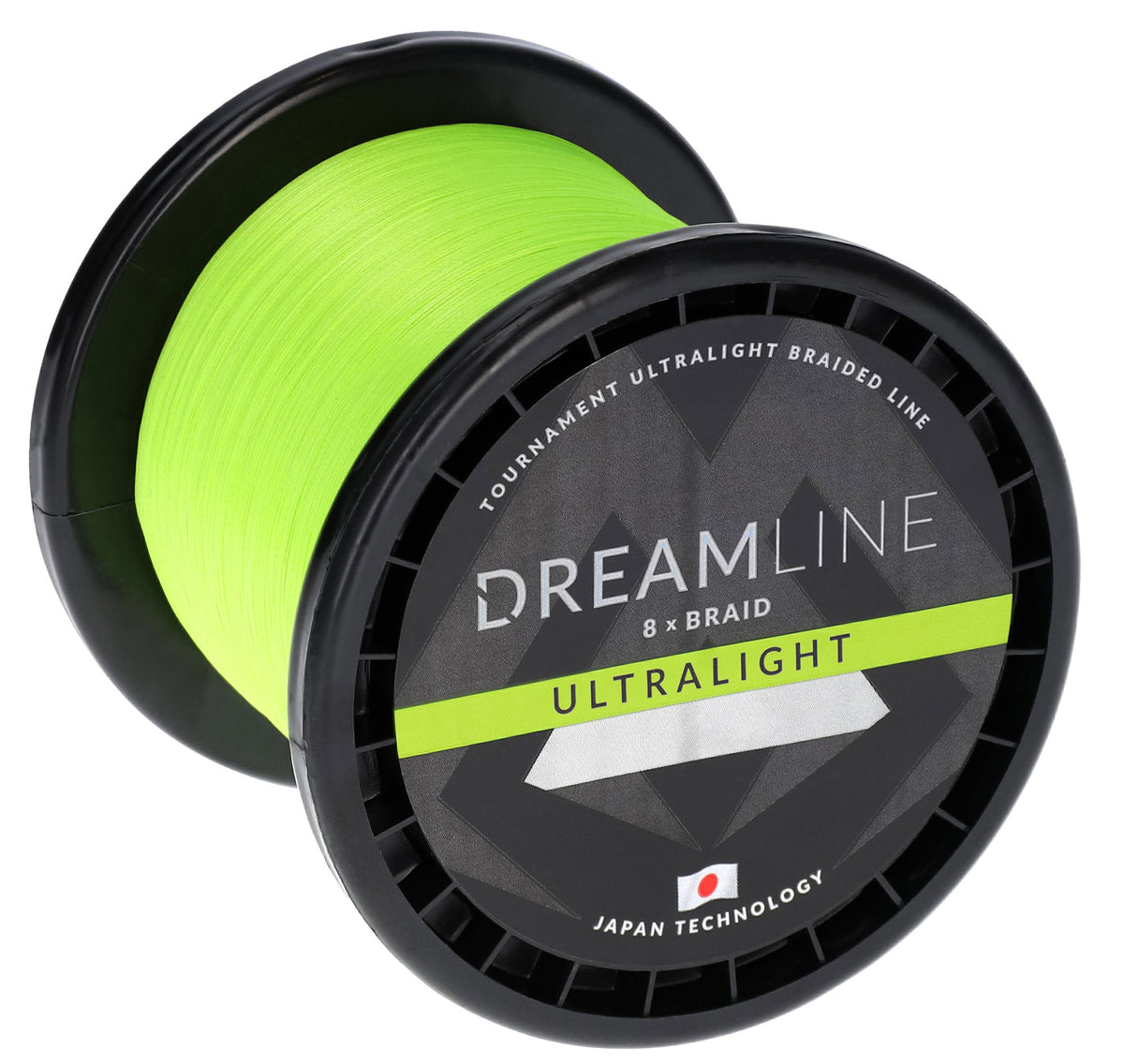 Mikado Geflochtene Schnüre - Dreamline Ultralight - 0.047mm/3.87kg/2100m - Fluo Grün - 1 Spule