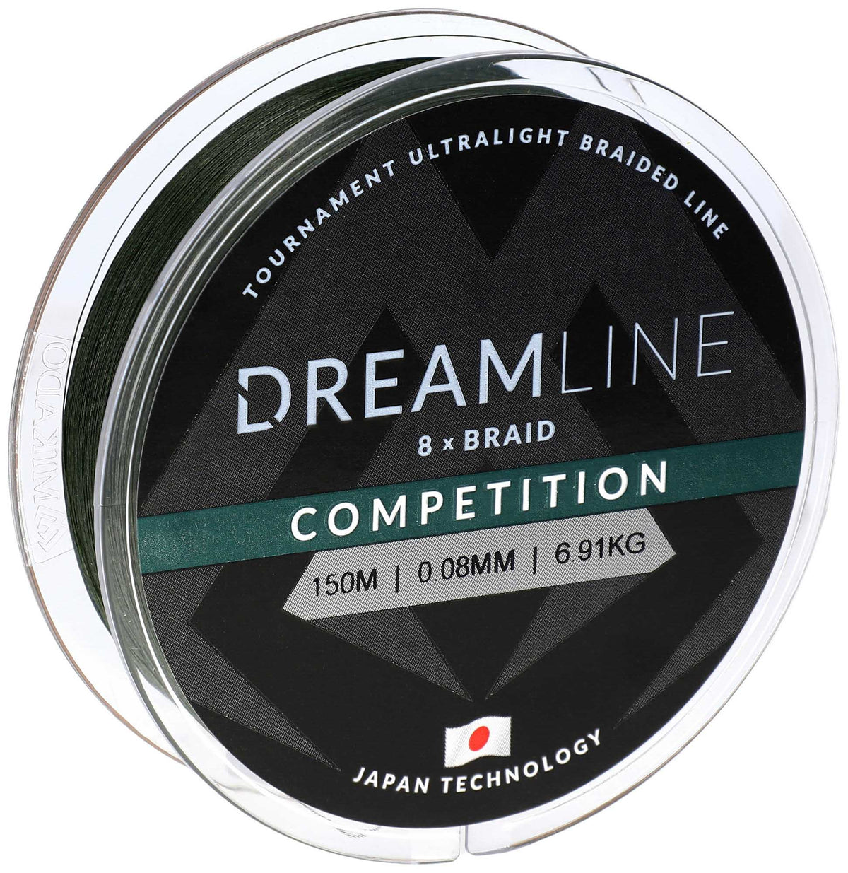 Mikado Geflochtene Schnüre - Dreamline Competition - 0.14mm/12.98kg/150m - Grün - 1 Spule
