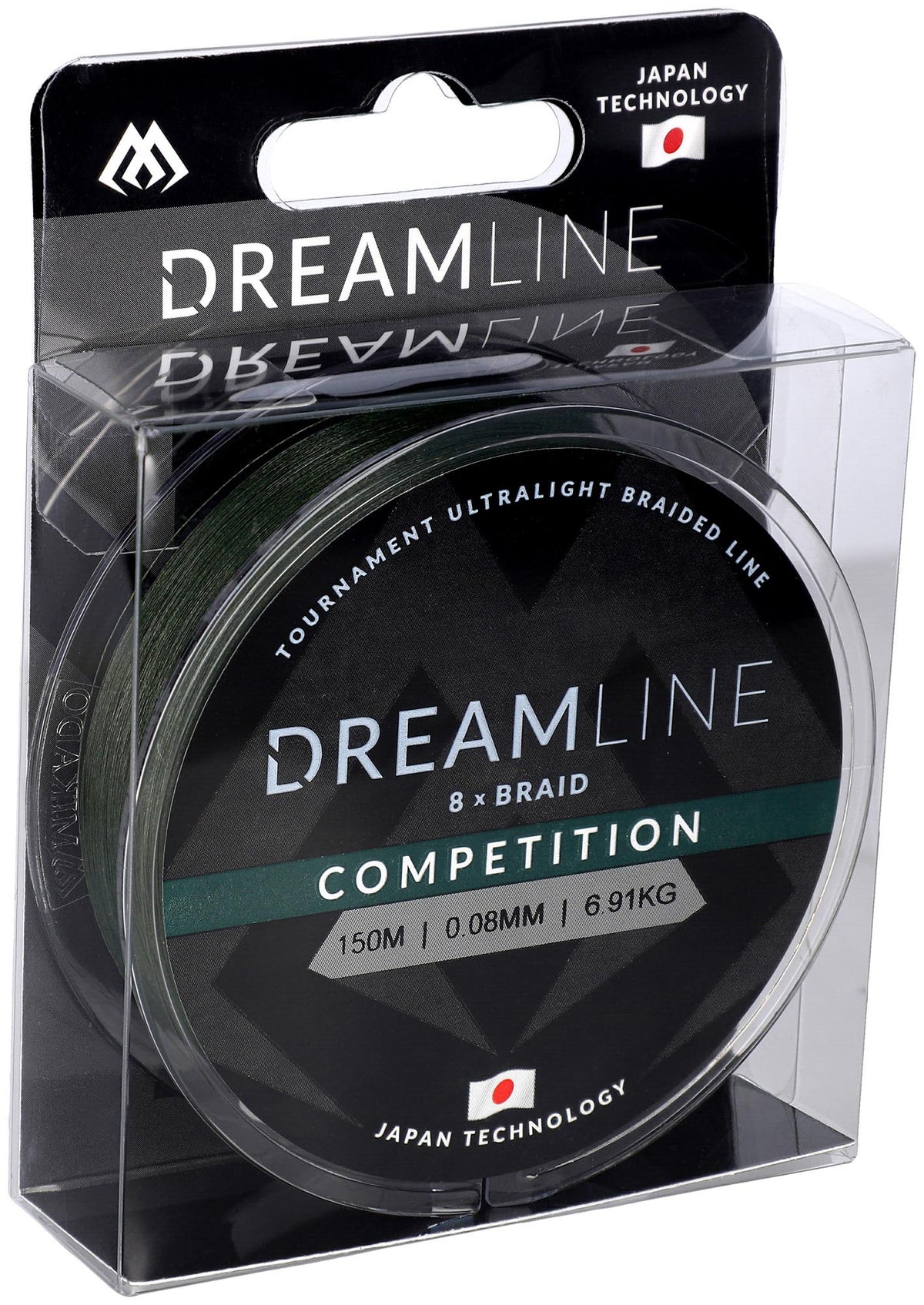 Mikado Geflochtene Schnüre - Dreamline Competition - 0.18mm/18.32kg/150m - Grün - 1 Spule
