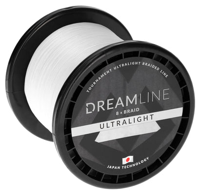 Mikado Geflochtene Schnüre - Dreamline Ultralight - 0.047mm/3.87kg/2100m - Weiss - 1 Spule