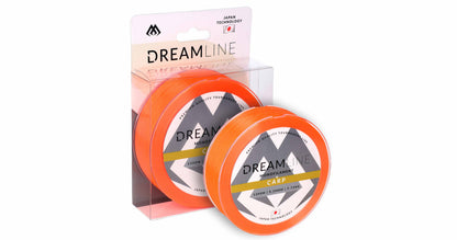 Mikado Schnur - Dreamline Carp - 0.35mm/12.04kg/1200m - Fluo Orange - 1 Spule