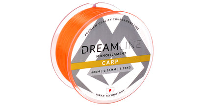 Mikado Schnur - Dreamline Carp - 0.38mm/14.30kg/600m - Fluo Orange - 1 Spule