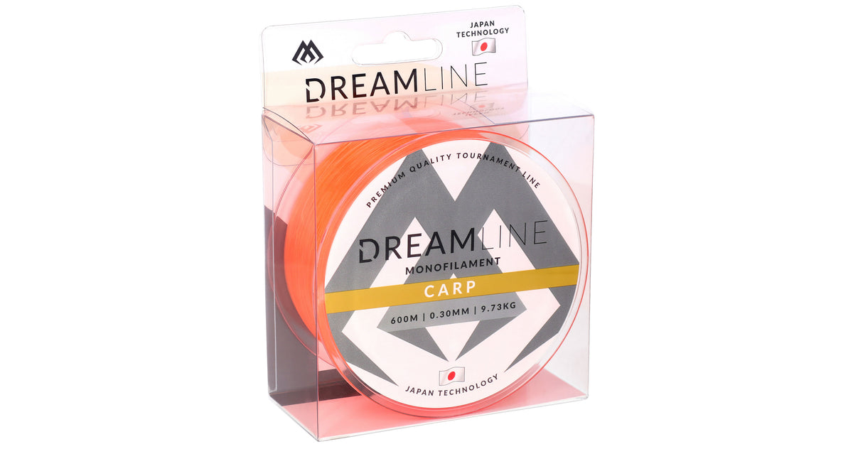 Mikado Schnur - Dreamline Carp - 0.33mm/10.51kg/600m - Fluo Orange - 1 Spule