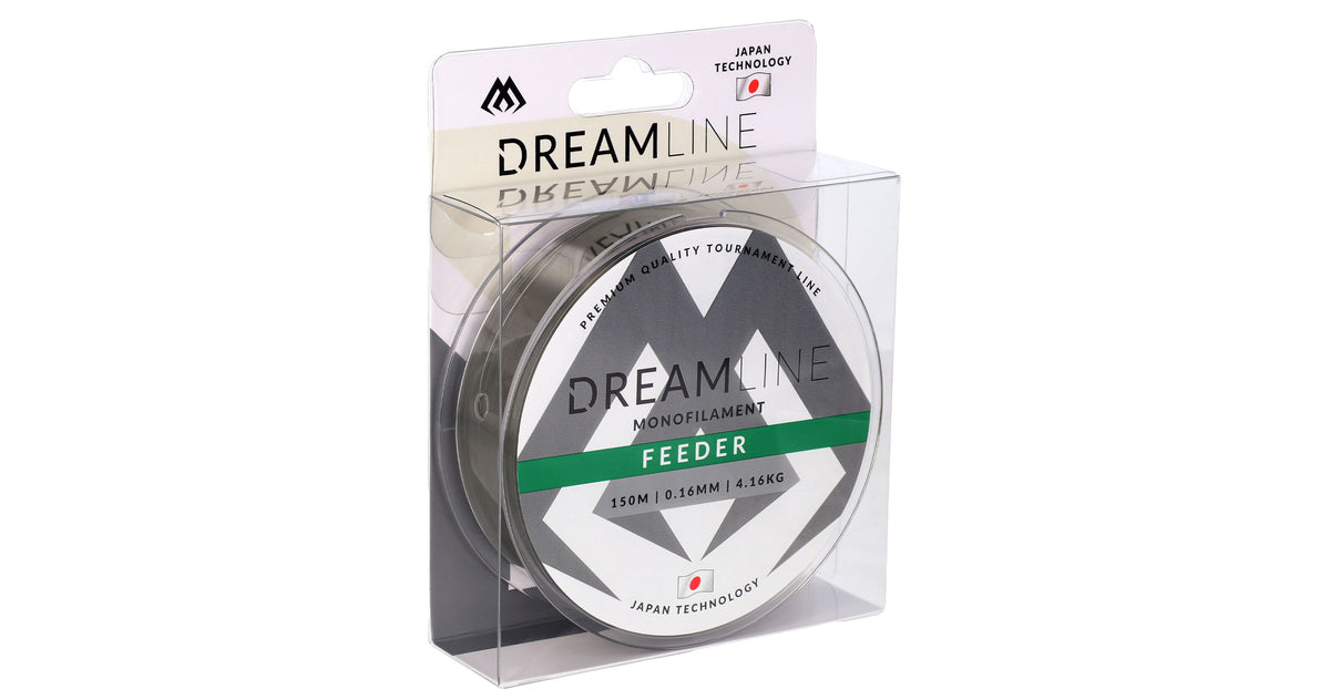 Mikado Schnur - Dreamline Feeder - 0.26mm/8.60kg/150m - Grün - 1 Spule