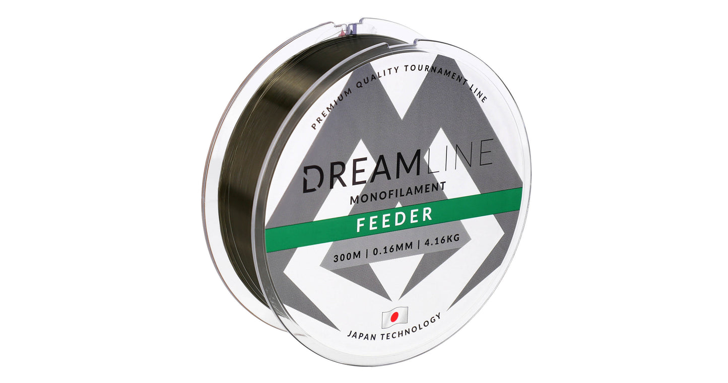 Mikado Schnur - Dreamline Feeder - 0.20mm/5.22kg/300m - Grün - 1 Spule