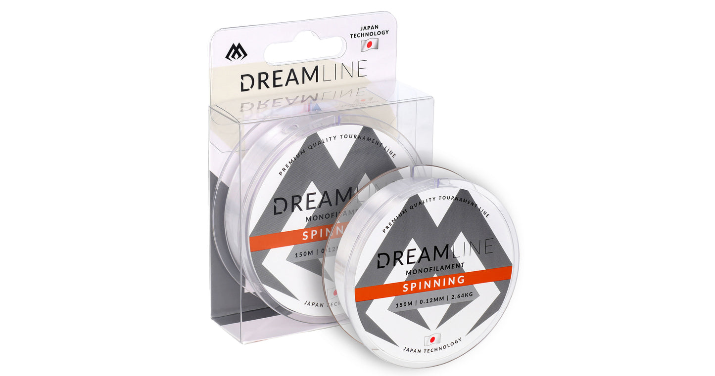 Mikado Schnur - Dreamline Spinning - 0.14mm/3.18kg/150m - Transparent - 1 Spule