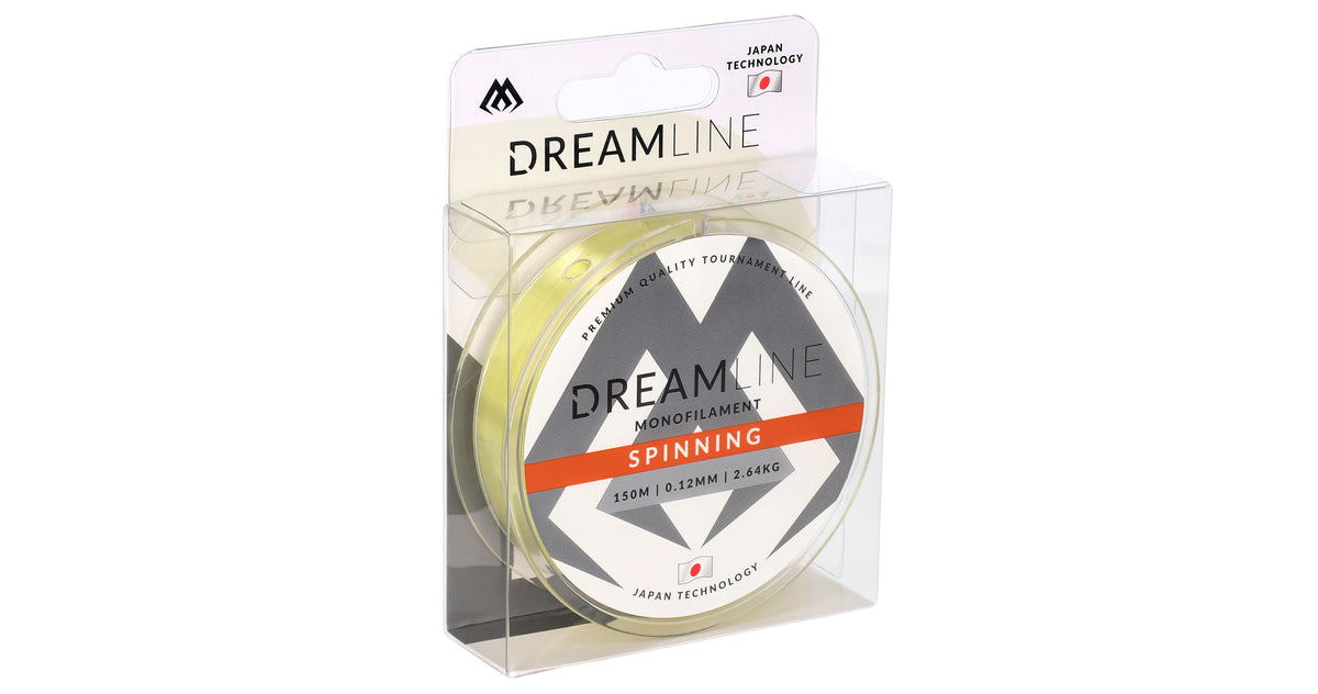 Mikado Schnur - Dreamline Spinning - 0.12mm/2.64kg/150m - Gelb - 1 Spule