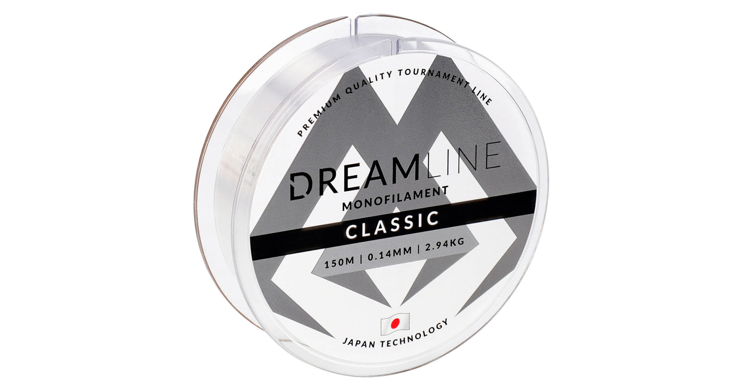 Mikado Schnur - Dreamline Classic - 0.22mm/5.72kg/150m - Transparent - 1 Spule