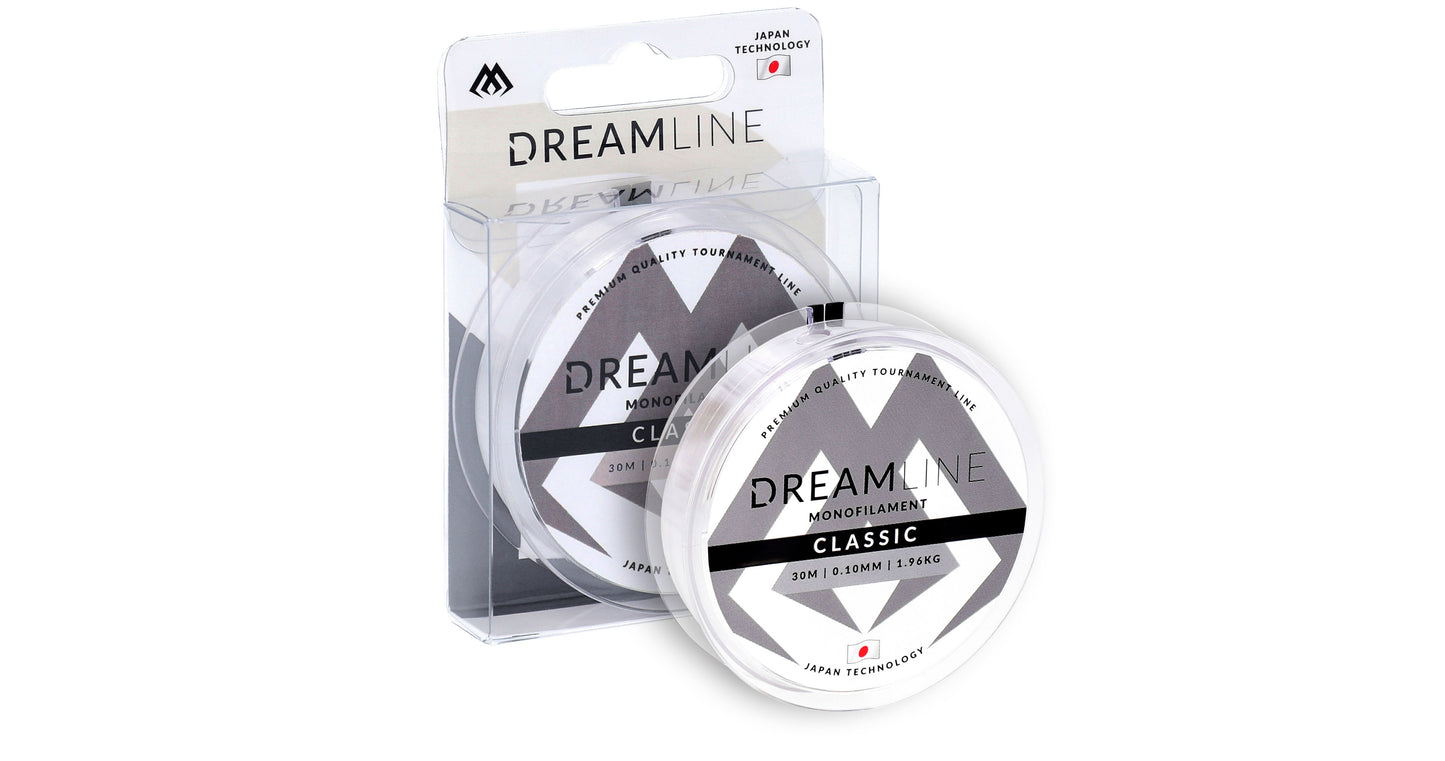 Mikado Schnur - Dreamline Classic - 0.16mm/3.64kg/30m - Transparent - 1 Spule