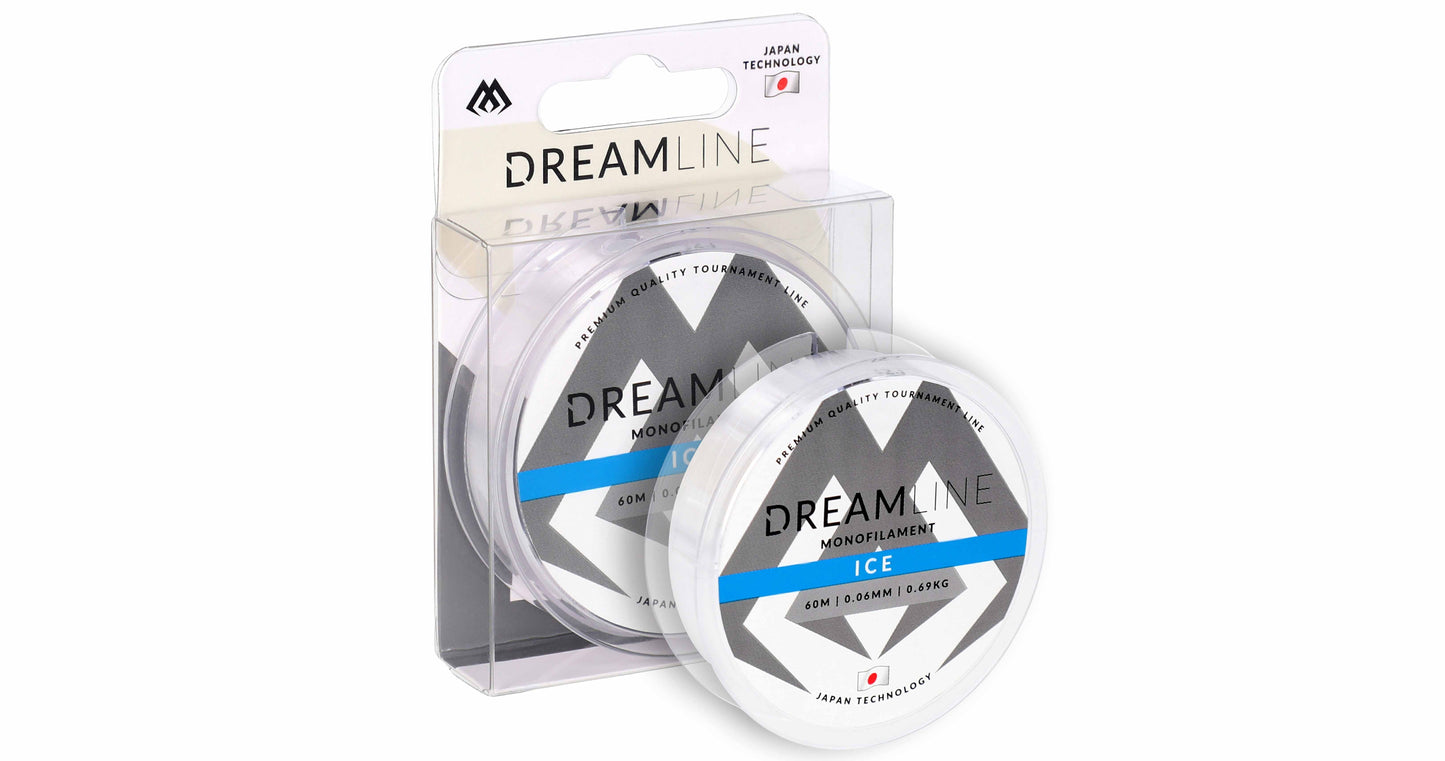 Mikado Schnur - Dreamline Ice - 0.06mm/0.69kg/60m - Transparent - 1 Spule
